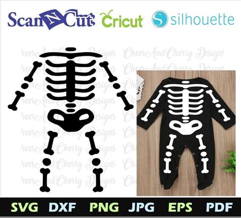 Skeleton Svg Files For Cricut Vinyl Silhouette Halloween Sceleton Svg For Diy Halloween Costume