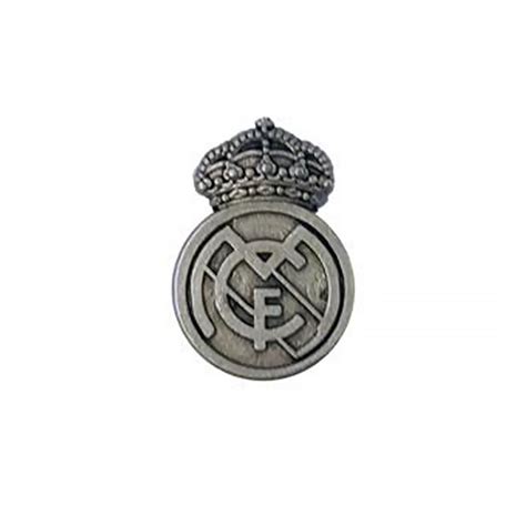 Pin Plateado Escudo Real Madrid Real Madrid Cf Eu Tienda