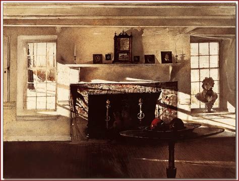 Andrew Wyeth Big Room 1988 Watercolor On Paper Overall 5715 X 762