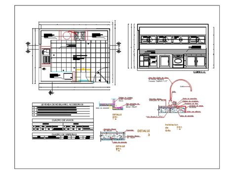 Cocina En Autocad Descargar Cad Kb Bibliocad