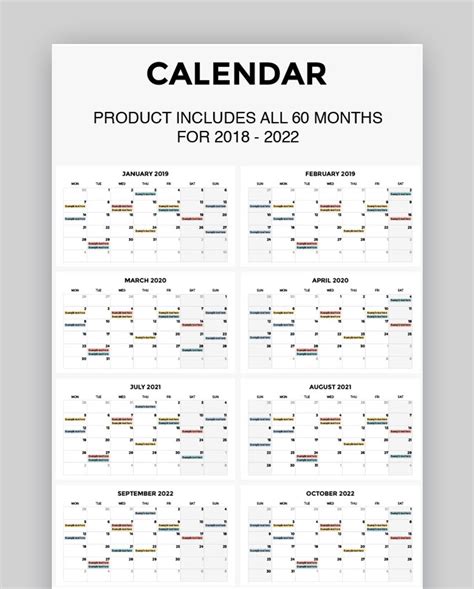 20 Best Powerpoint Calendar Template Ppt Designs For 2022