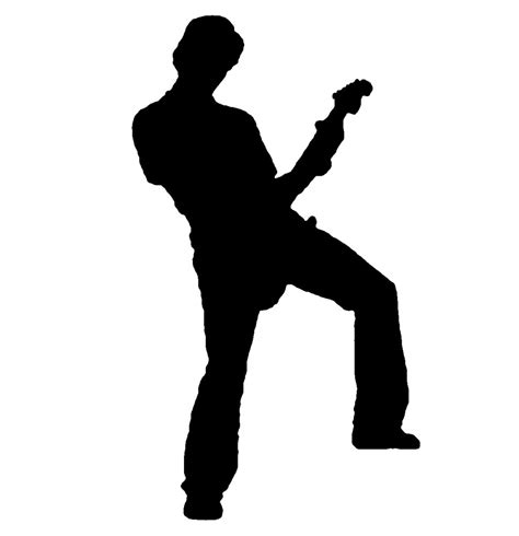 Guitarist Musician Blues Silhouette Violin Player Png Download 512