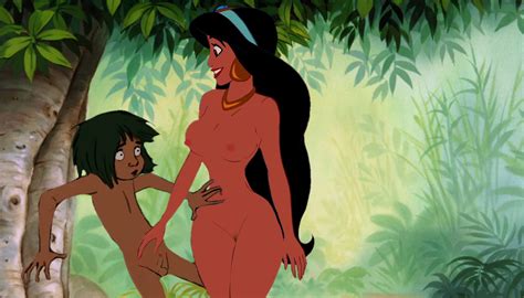 Post Aladdin Series Jasmine Mowgli The Jungle Book Crossover Edit