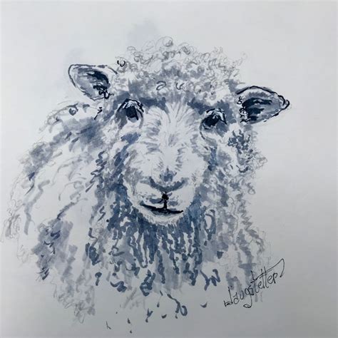 Animal Paintings By Deanna Jaugstetter Sheep Painting Farm Animal