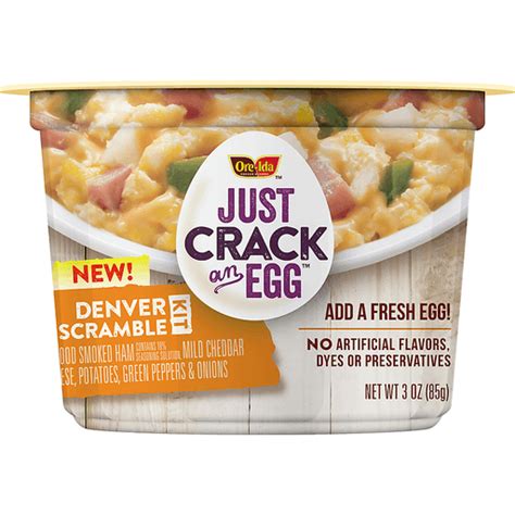 Ore Ida Just Crack An Egg Denver Scramble Kit Breakfast Bowls 3 Oz Cup