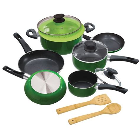cookware ecolution elements piece pans pots amazon sets dining eco friendly