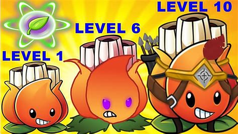 Akeepvz2 Level 1 6 10 Max Level In Plants Vs Zombies 2 Gameplay