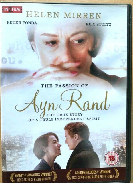 Helen Mirren Eric Stoltz Passion Of Ayn Rand 1999 True Life Drama Uk