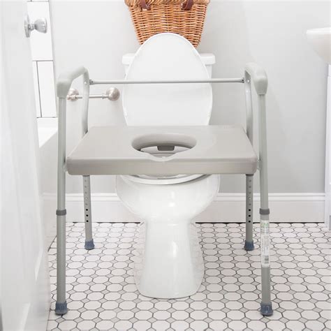 Heavy Duty Bariatric Portable Bedside Commode Elderly Seniors