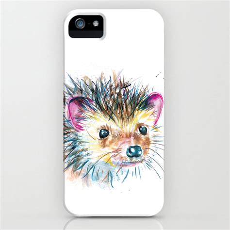 Inky Hedgehog Phone Case By Kate Moby