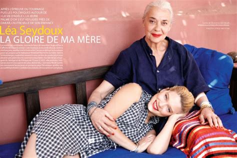 Qui Est La Belle-mère De Léa Seydoux - La gloire de ma mère - Léa Seydoux: "J'ai giflé Adèle comme une brute