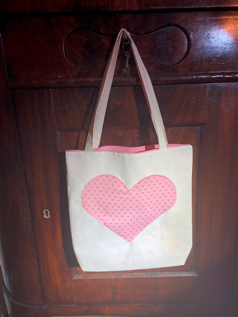 Heart Tote Bag Etsy