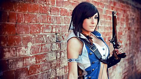 Hd Wallpaper Assassin 039 S Cosplay Creed Girl Gun Weapon