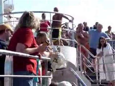 Hairy Chest Contest On Carnival Conquest Funship Youtube