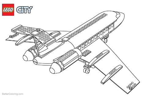 See also our collection of coloring pictures below. Plane from Lego City Coloring Pages - Free Printable ...