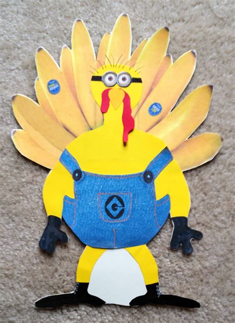 Turkey Disguise Project I Am Not A Turkey I Am A Minion Who Works For