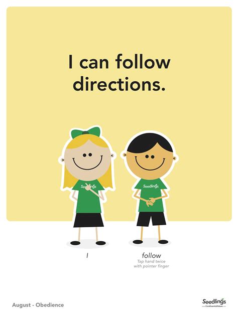 Follow Direction Locklear Ladonna 2nd Grade Rules  Clipartix