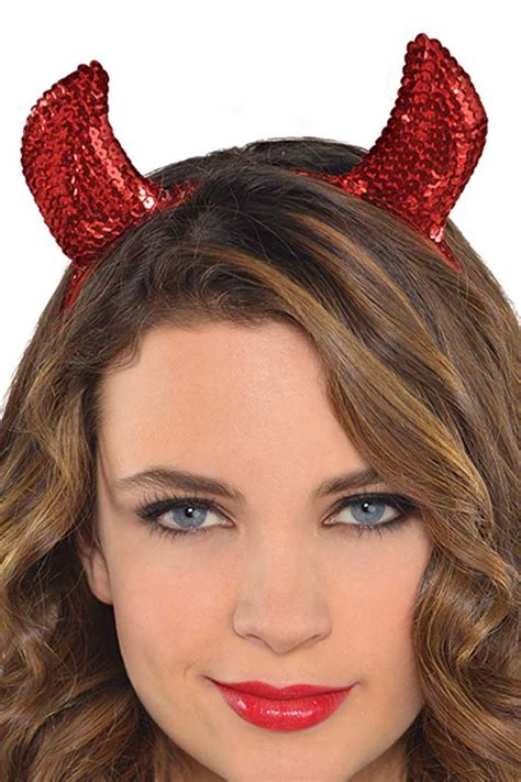 Sequin Devil Horns Costume Accessory Free Shipping Over 39 Julbie