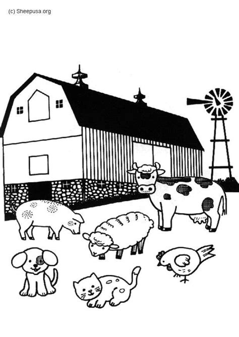 Voeg de kleurplaat dan hier toe. Kleurplaat boerderij. Gratis kleurplaten om te printen - afb 8241.