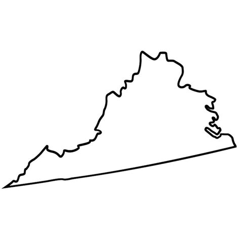 Virginia State Svg Virginia Svg Virginia Map Svg Virginia Cut Etsy