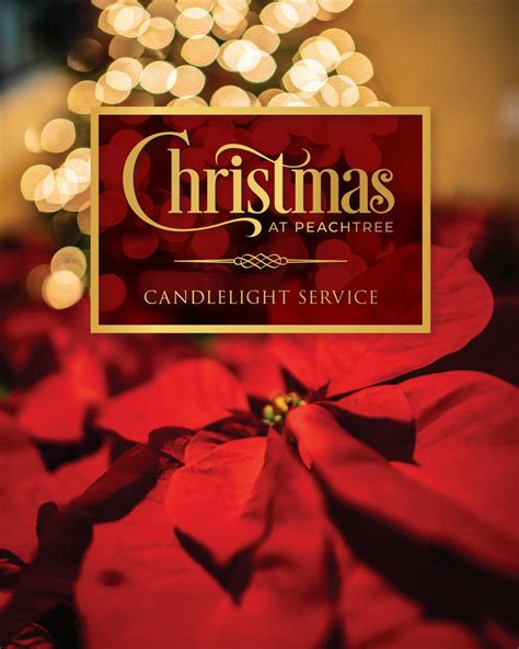 Christmas Eve Candlelight Service Bulletin By Peachtree Presbyterian