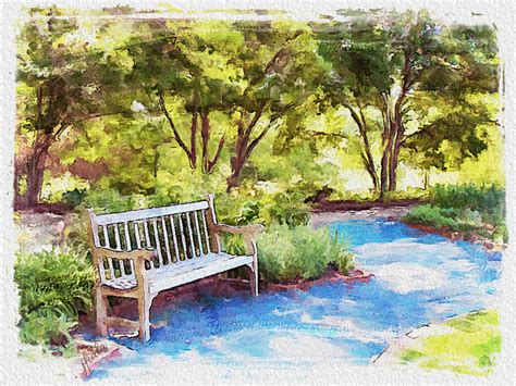 Jlfiala Watercolor Paintings Landscape Arboretum