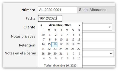 Fecha Del Albarán Blog Contasimple