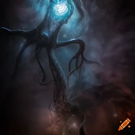 Image Of A Giant Cthulhu In Space