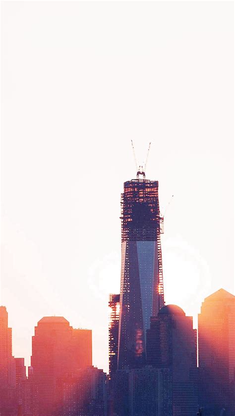 Construction Sky Line Sunset City Day Iphone Wallpapers Free Download