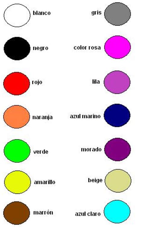 See more ideas about spanish colors, teaching spanish, learning spanish. Blog de la profe españolita Vera: LOS COLORES