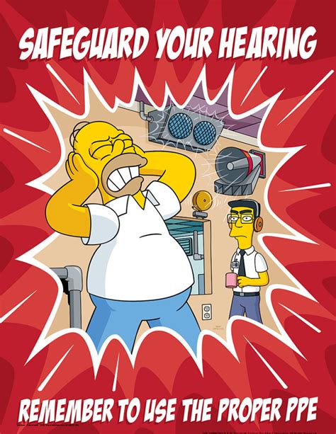 26 Simpsons Workplace Safety Posters Hypersloth