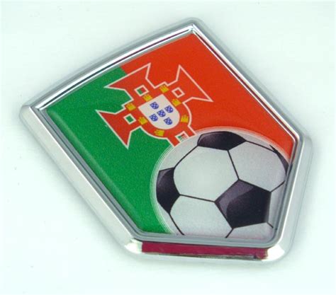 Portugal emoji is a flag sequence combining regional indicator symbol letter p and regional indicator symbol letter t. Sport Emblems Portugal Soccer Crest 3D Adhesive Chrome ...