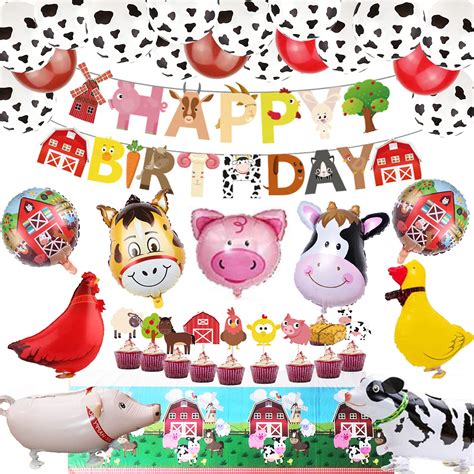 Buy Farm Birthday Party Supplies For Boys Girls Barnyard Farm Animal