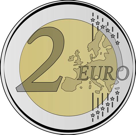 Clipart 2 Euro Coin