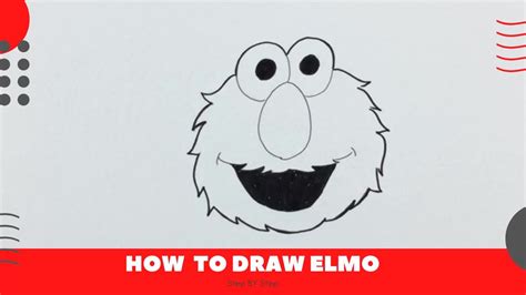 How To Draw Elmo Easy Youtube