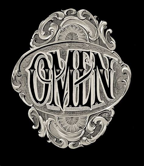 Omen On Behance Typography Drawing Vintage Lettering Vintage Typography