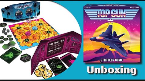 Top Gun The Strategy Board Game Unboxing Youtube