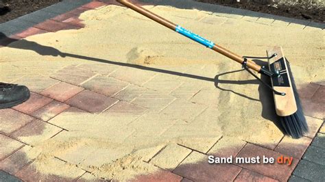 The trick to sealing pavers with sand is using polymeric sand. How to use Joint Sand Stabilizer Sealer - YouTube