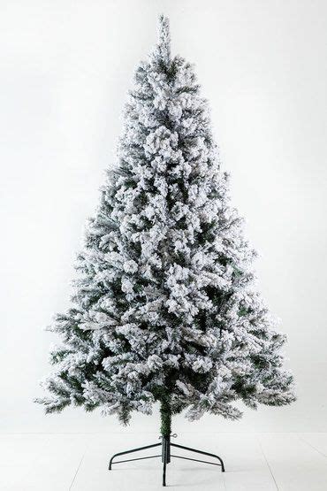 20 7ft Snow Covered Christmas Tree
