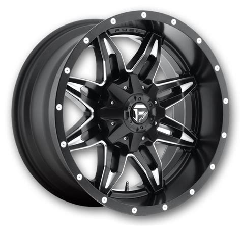 Fuel Wheels D567 Lethal Black And Milled