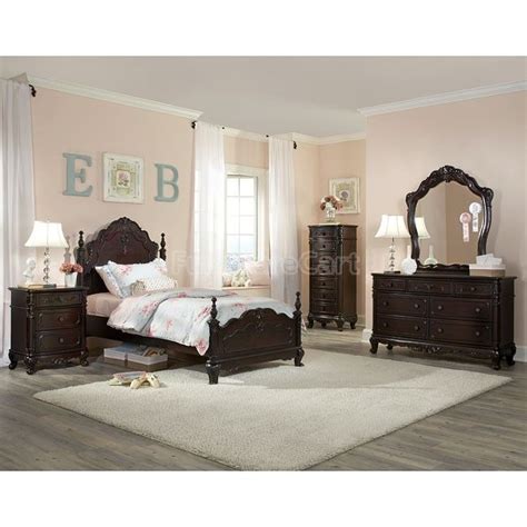 Home elegance cinderella 5 piece bedroom set review: Cinderella Youth Bedroom Set (Cherry) | Bedroom sets queen ...
