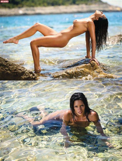 Una Grujic Nue Dans Playboy Magazine Croatia