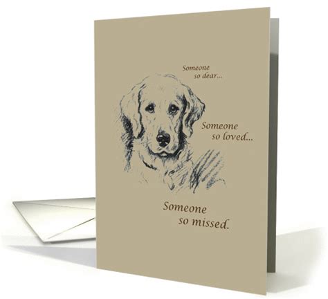 People and pets' tasteful sympathy cards are designed to provide your clients with the support they need when they need it the pet sympathy cards. Dog Sympathy - So Missed card (146774)