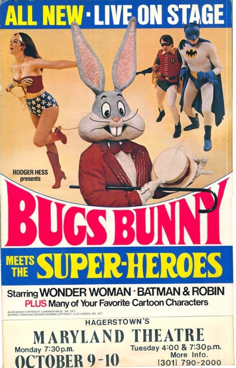 Bugs Bunny Meets The Super Heroes The Comic Book Nerd Superhero
