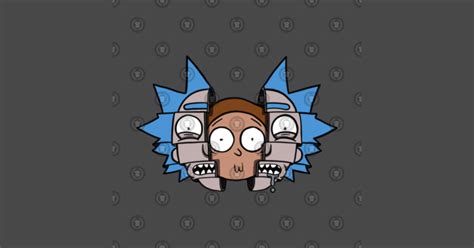 Trippy Rick And Morty Sticker Teepublic