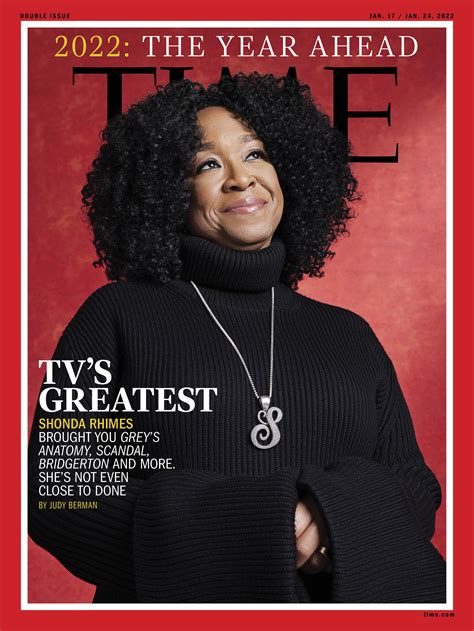 Shonda Rhimes Covers TIME Shares What Balance Means To Her