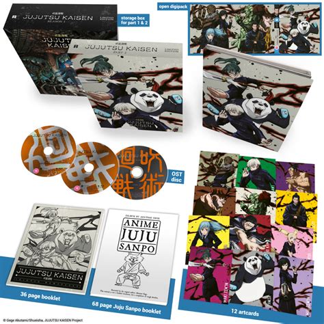 Jujutsu Kaisen Season 1 Part 2 And Levius Collectors Edition Blu Rays