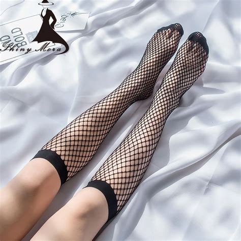 Shinymora Hot Summer New Stocking For Women Long Mesh Hollow