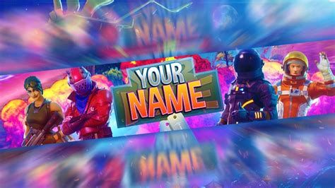 Blank Template Fortnite Youtube Banner The Power Of A