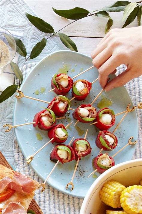 Quick And Easy Salads And Appetizers Ideas Mozzarella Red Repper And